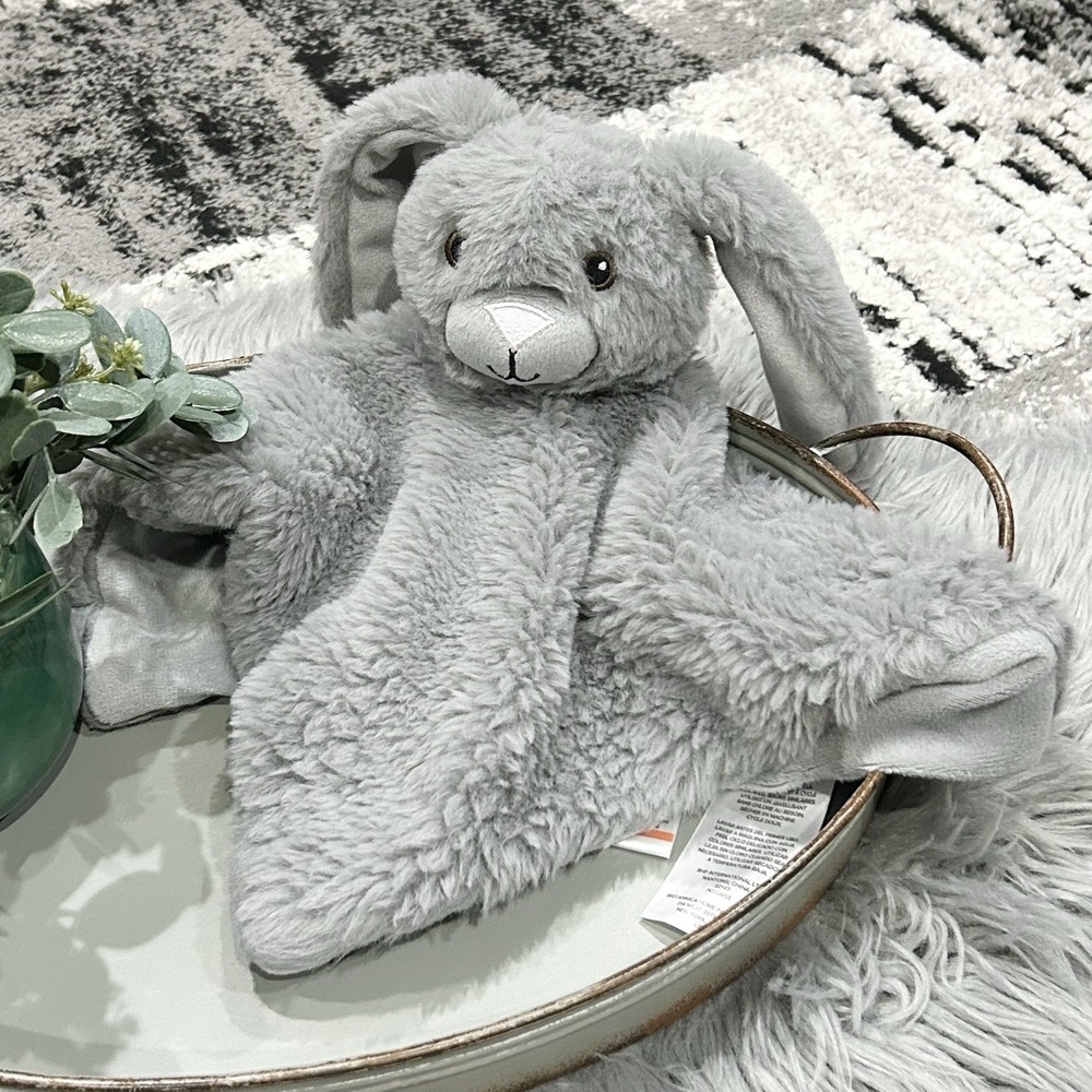 UGG Brand Dylan Rabbit Fur Lovie 14" Bunny Stuffy Lovey Baby Toy Comfort Plush